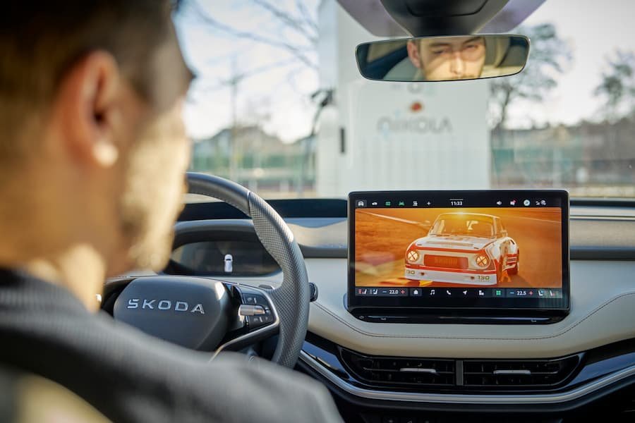 Škoda BEV infotainment